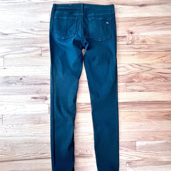 Rag & Bone Mid-Rise Jeans in Forest Green Size 28 - Picture 3 of 5